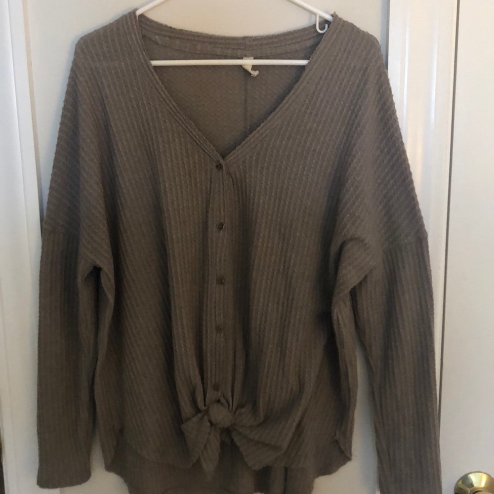 Oversized button up comfy shirt🤎